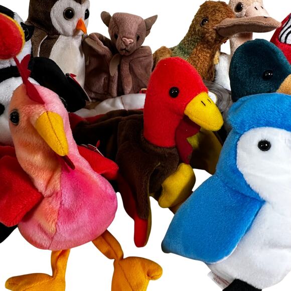 Ty Beanie Baby Lot of 15 Winged Animals Near Mint Condition Lot See Description - Picture 8 of 9